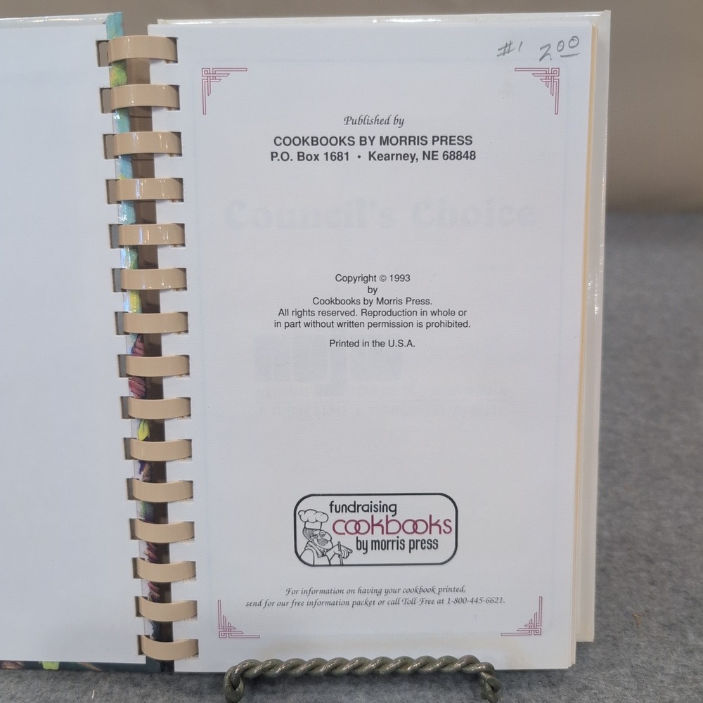 Council's Choice Cookbook National Council of Jewish Women Montgomery AL 1993 - Picture 2 of 3